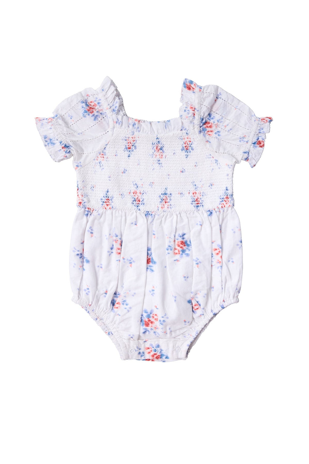 Baby Emily Romper in Heritage Soft Ditsy Floral