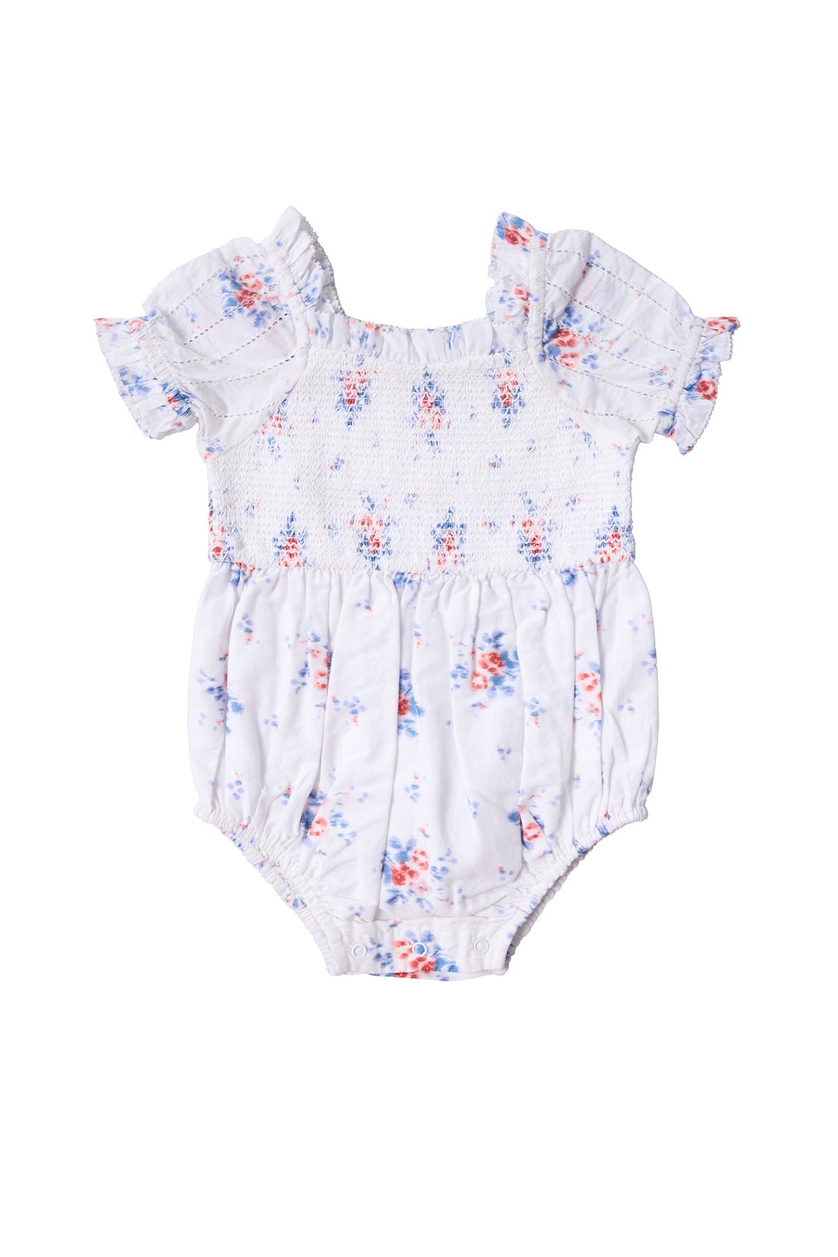 Baby Emily Romper in Heritage Soft Ditsy Floral