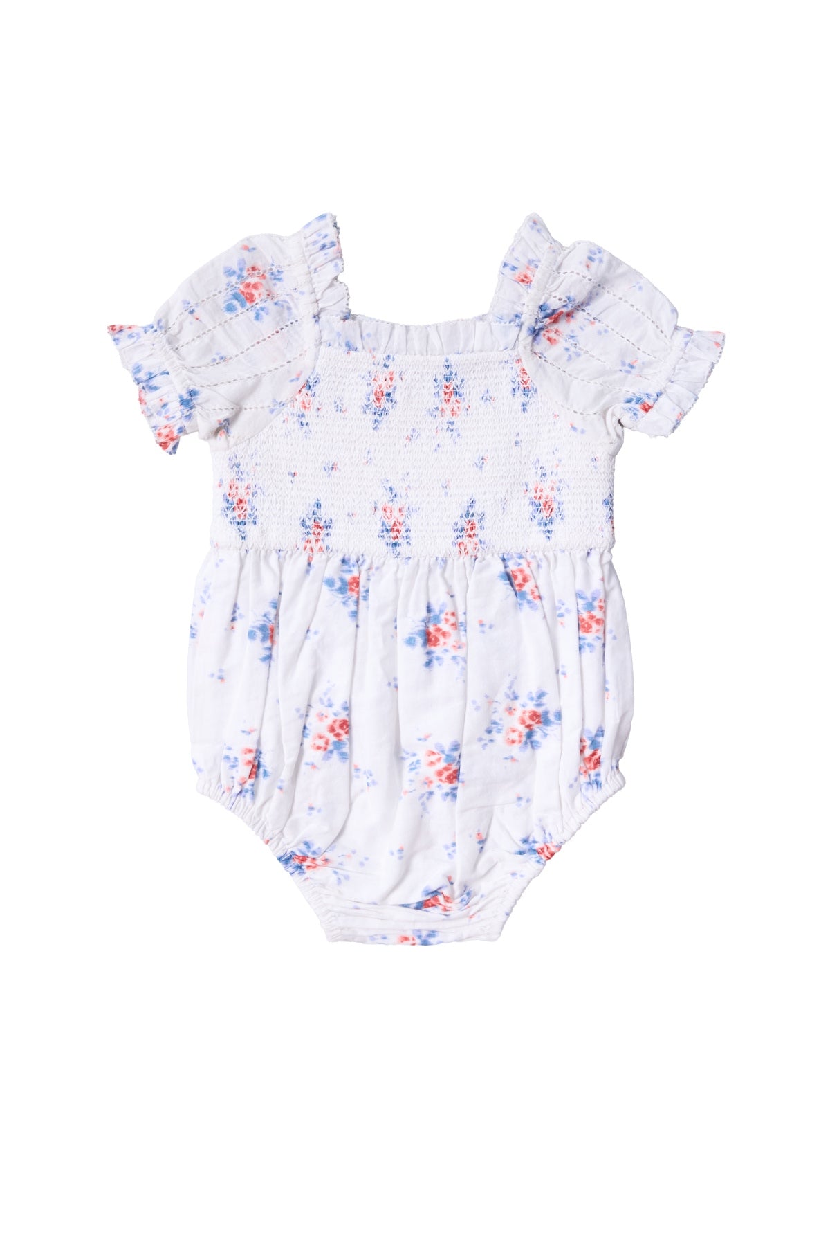 Baby Emily Romper in Heritage Soft Ditsy Floral
