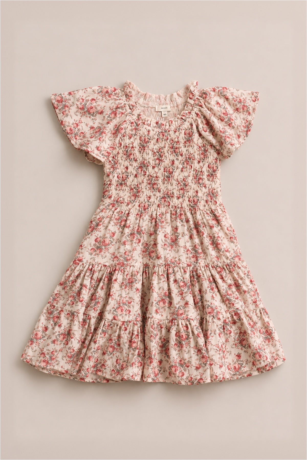 Mini Jovie Dress in Ivory Heritage Rose