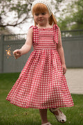 Mini Rayna Dress in Red Gingham