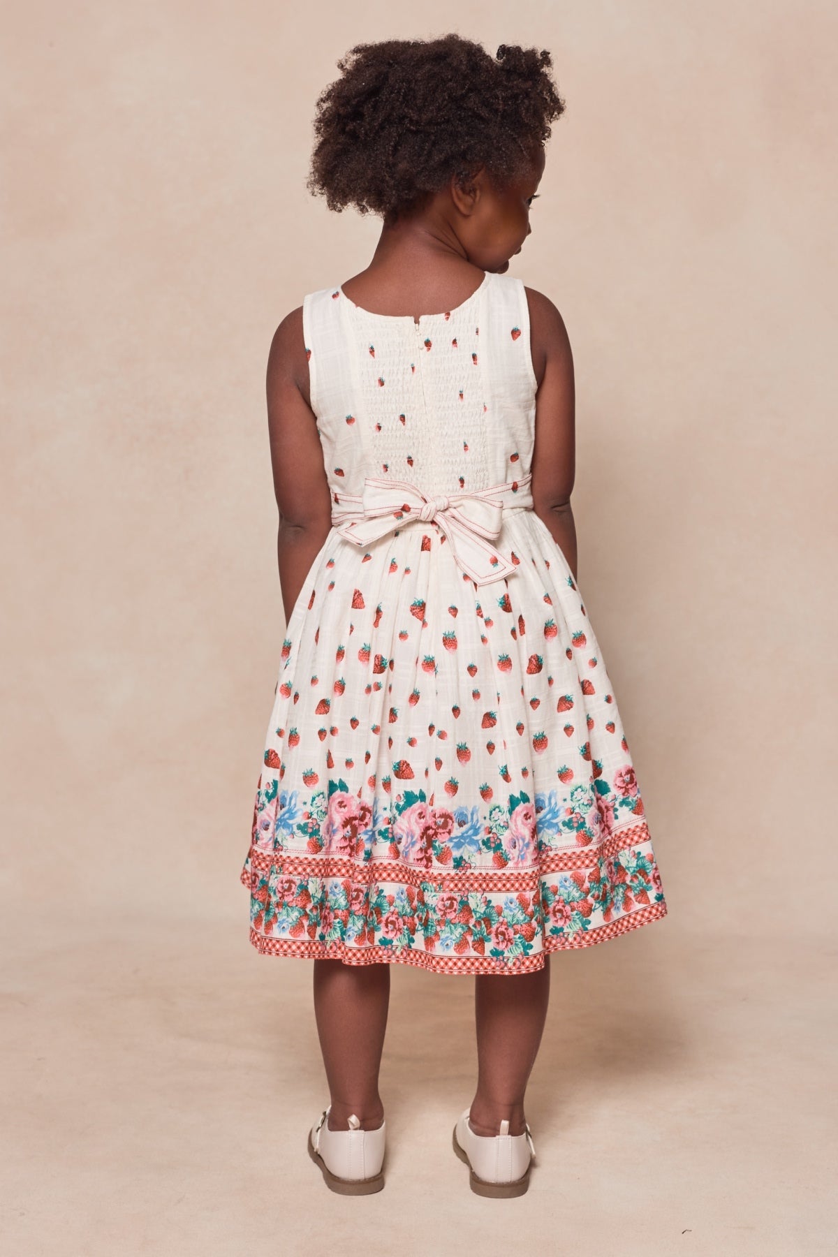 Mini Sadie Dress in Strawberry Vintage Tier