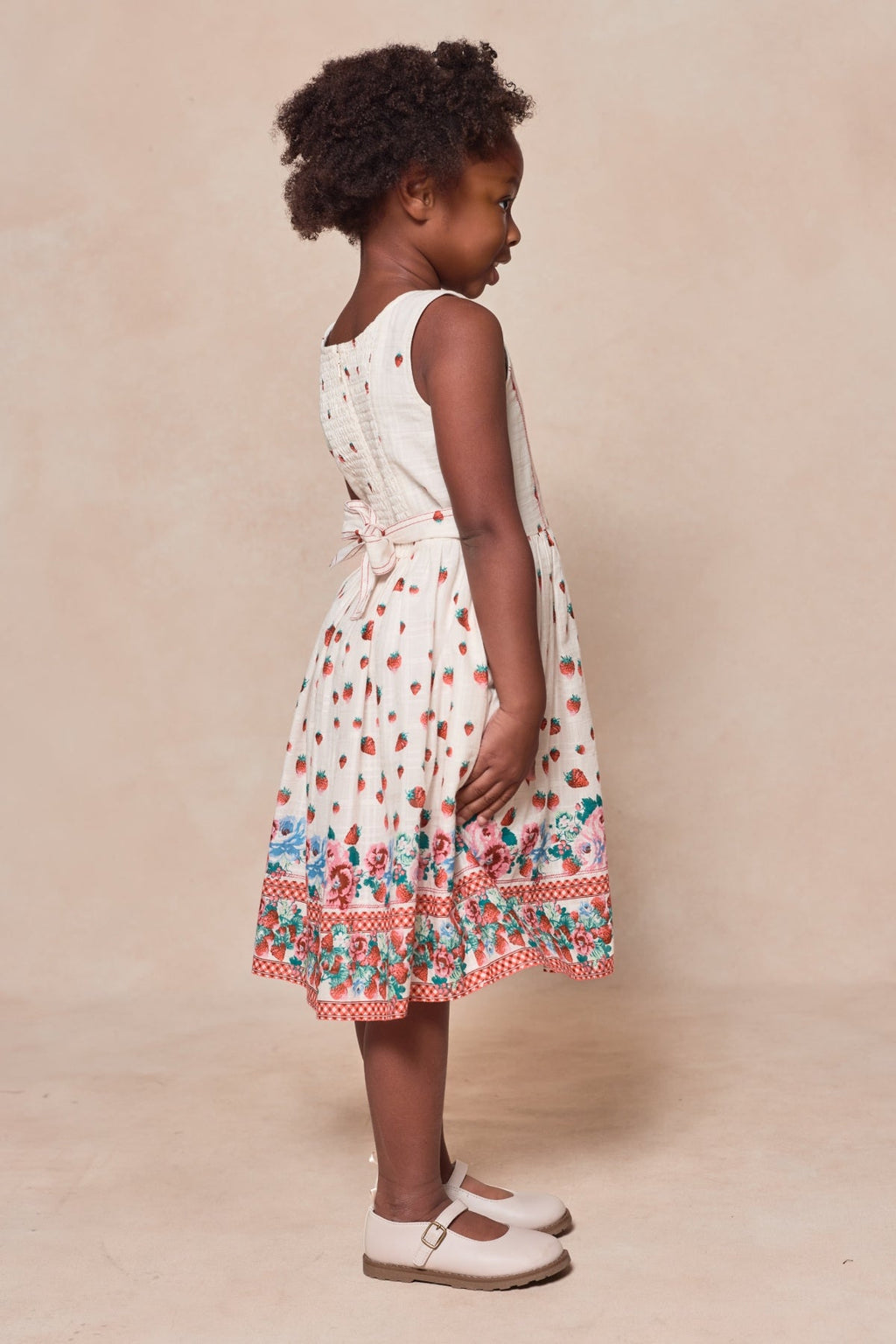 Mini Sadie Dress in Strawberry Vintage Tier