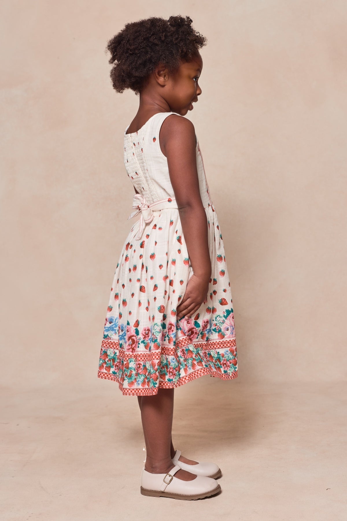 Mini Sadie Dress in Strawberry Vintage Tier