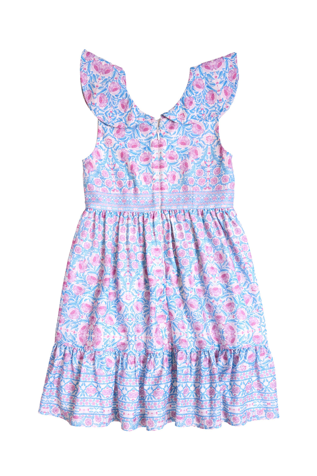 Mini Samara Dress in Thistle Flower Mosaic Florise
