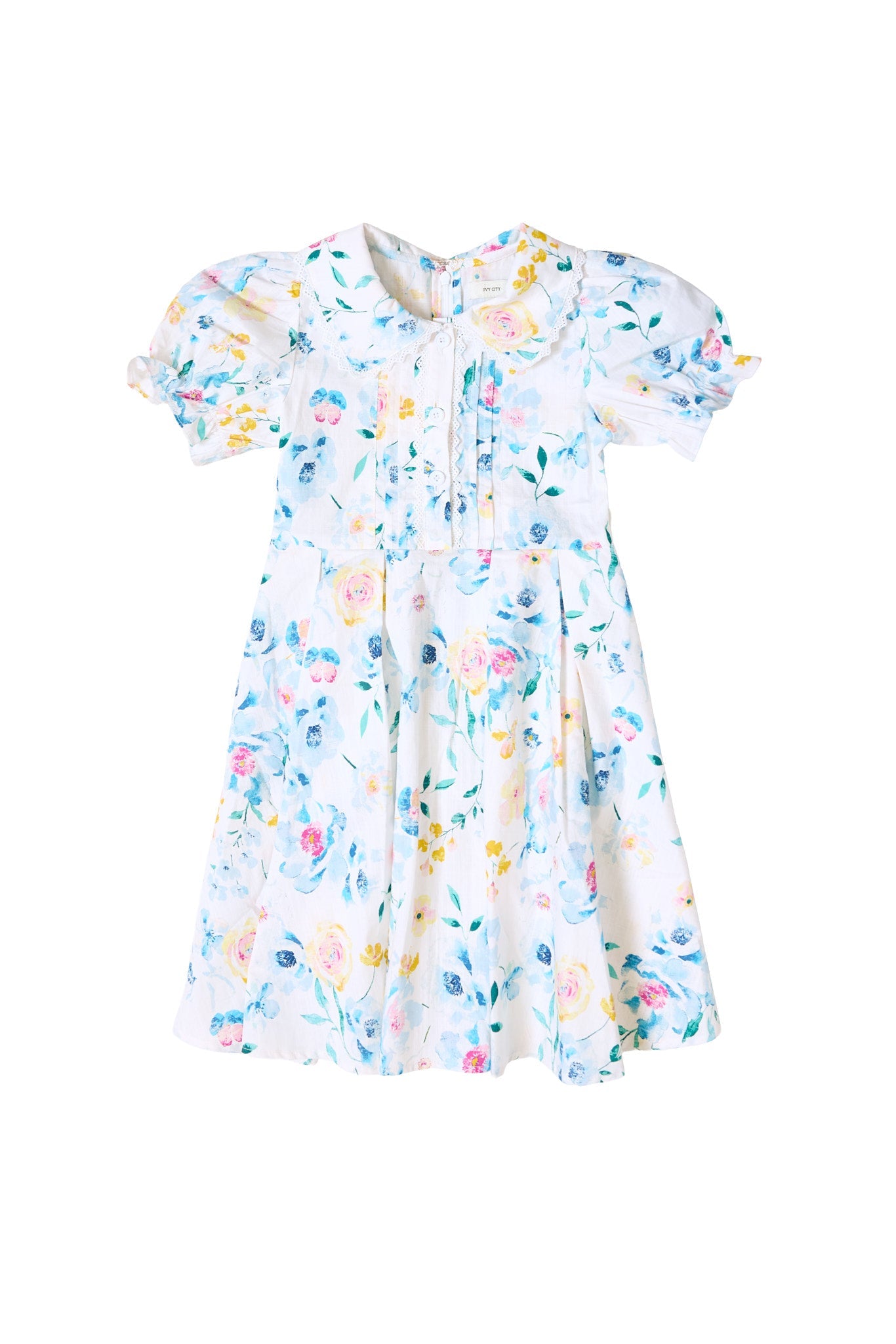 Mini Sophia Dress in Blue Bouquet