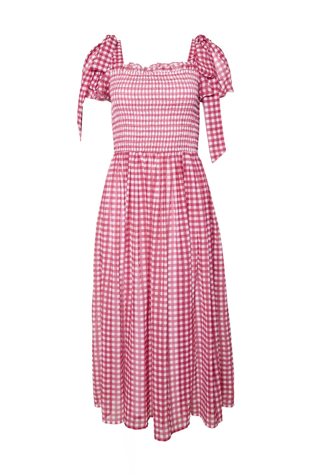 Rayna Dress in Red Gingham