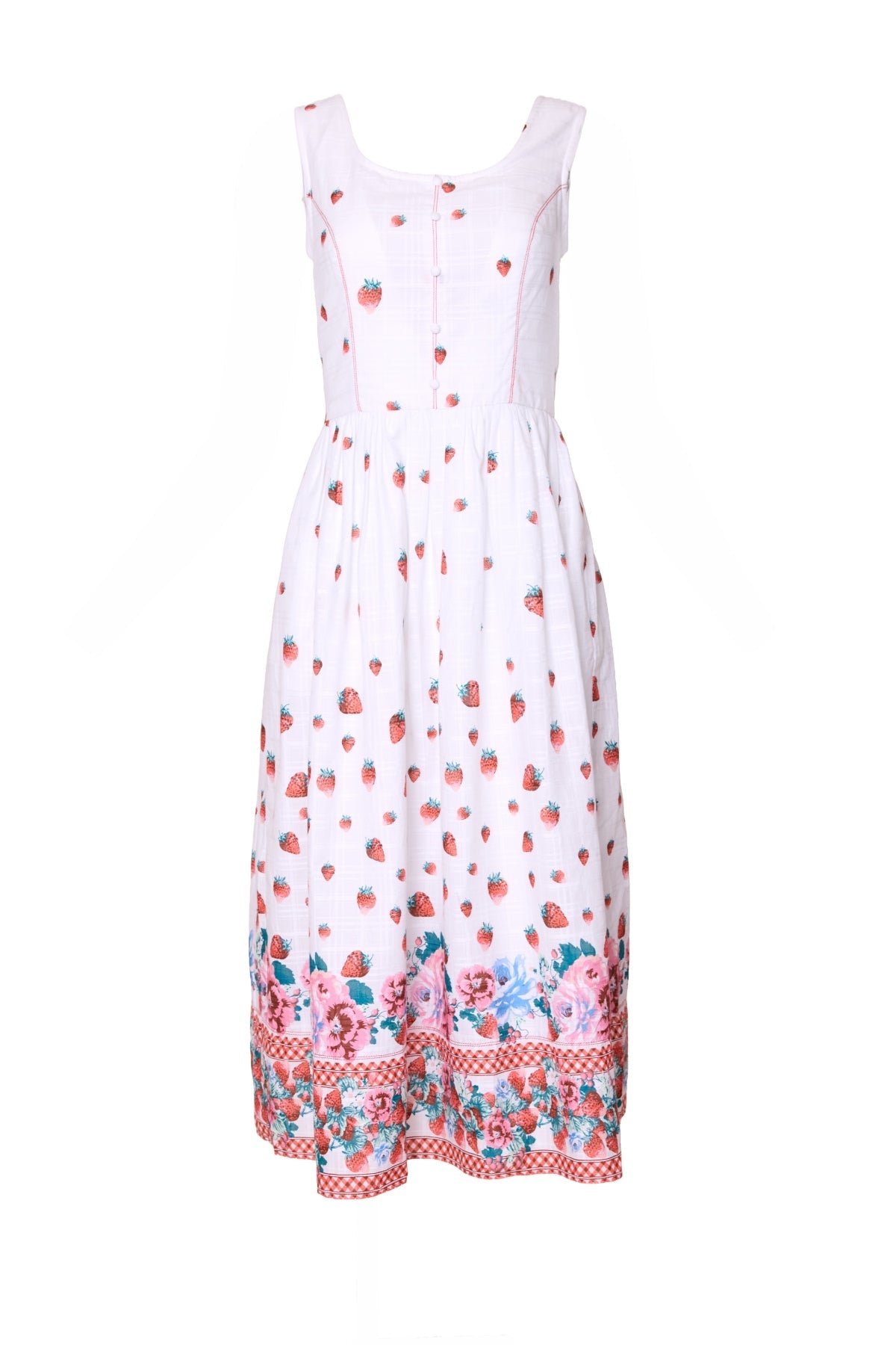 Sadie Dress in Strawberry Vintage Tier
