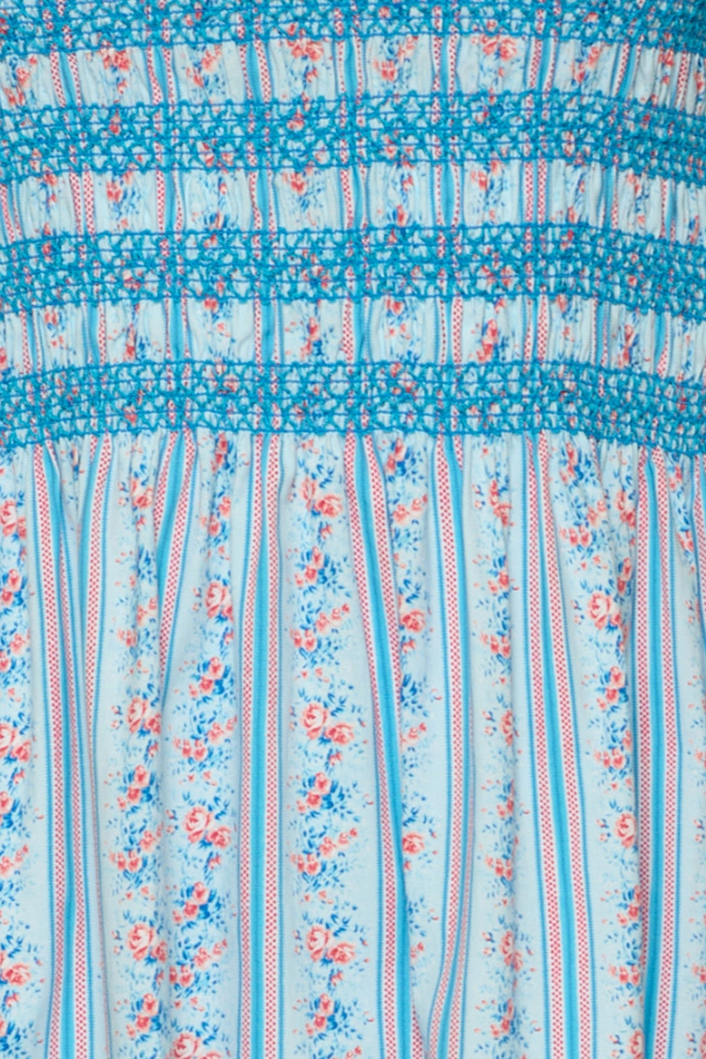 Sunday Best Dress in Rosette Linear Stripe